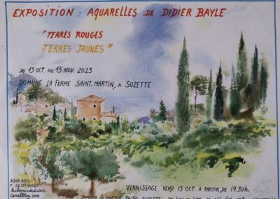 DIDIER BAYLE - aquarelles