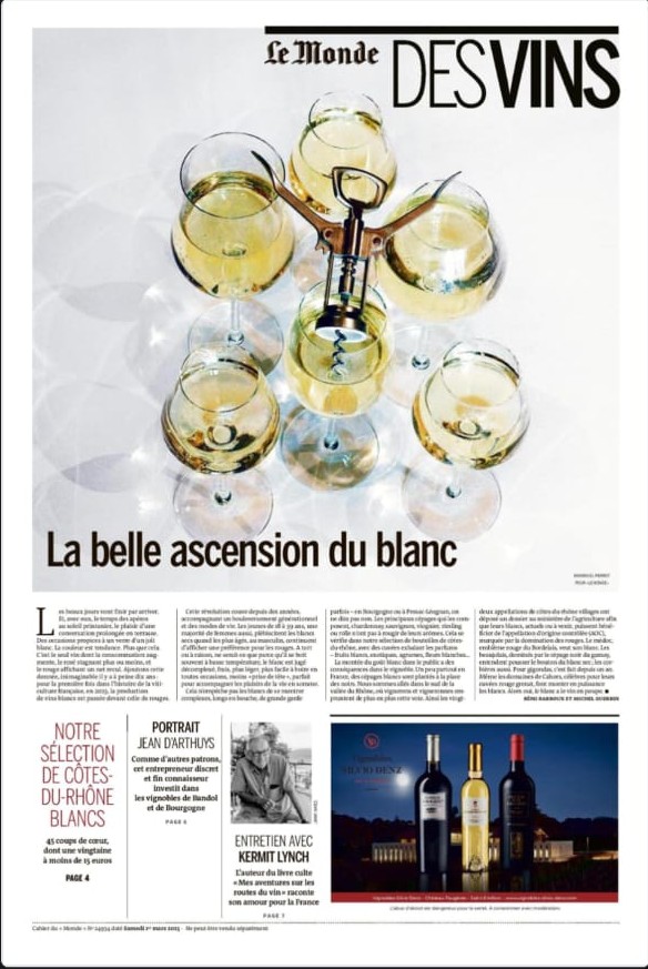 Le Monde des vins 1er mars 2025