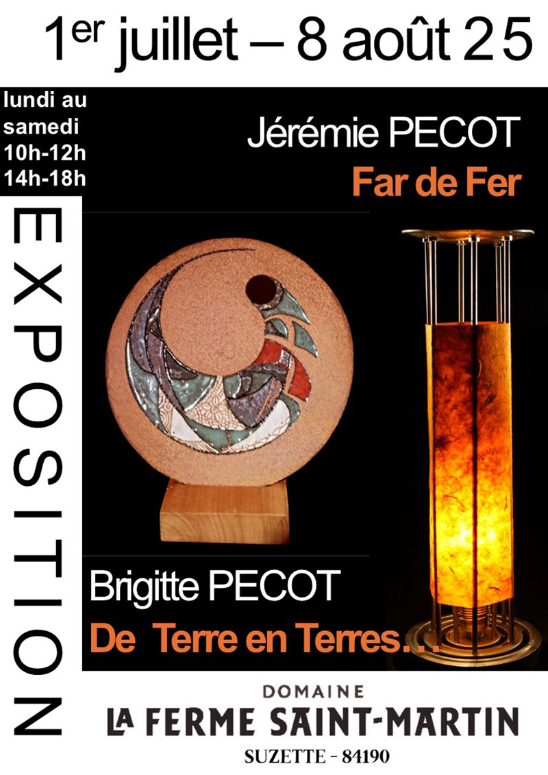 Brigitte et Jérémie PÉCOT - Céramique et Création de luminaires Brigitte et Jérémie PÉCOT - Céramique et Création de luminaires