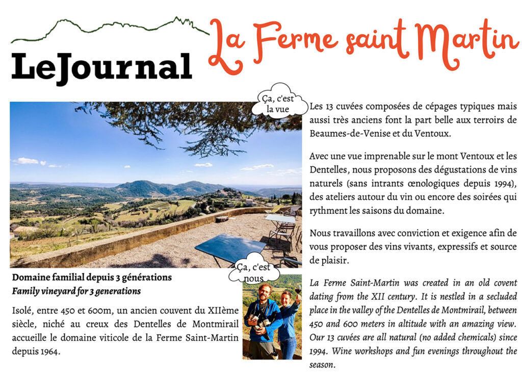 La gazette de la Ferme St-Martin été 2025