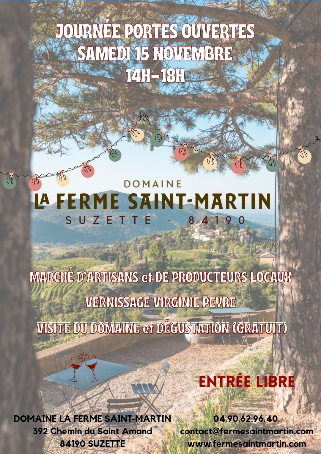 Domaine Ferme Saint-Martin - journée portye ouverte 15 novembre 2025