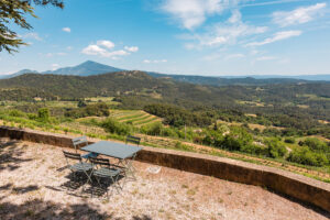 Location maison à Suzette au domaine de la Ferme saint Martin - vue