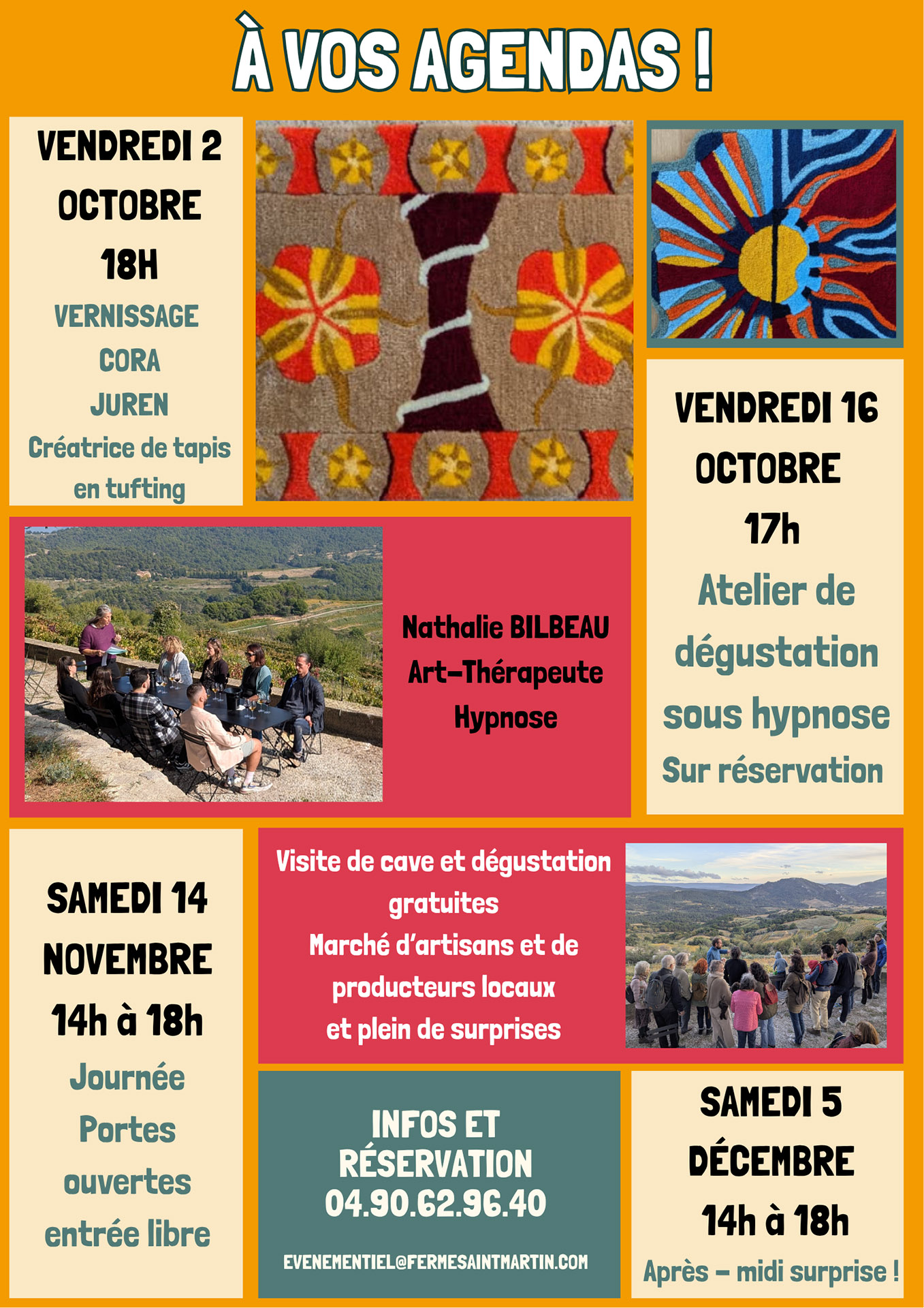 Domaine de la Ferme Saint-Marftin - programmation fin d'année 2026